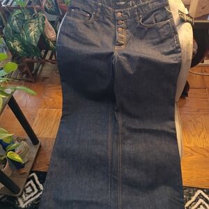 Lauren Ralph Lauren Indigo Wide Leg Jeans